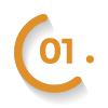 number one icon with shadow effect and orange color representing first place or top ranking
